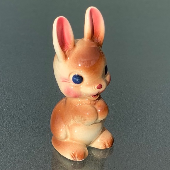 Ruth Remple Mid-Century Modern Kitsch Brown Bunny Rabbit Figurine - Picture 2 of 8